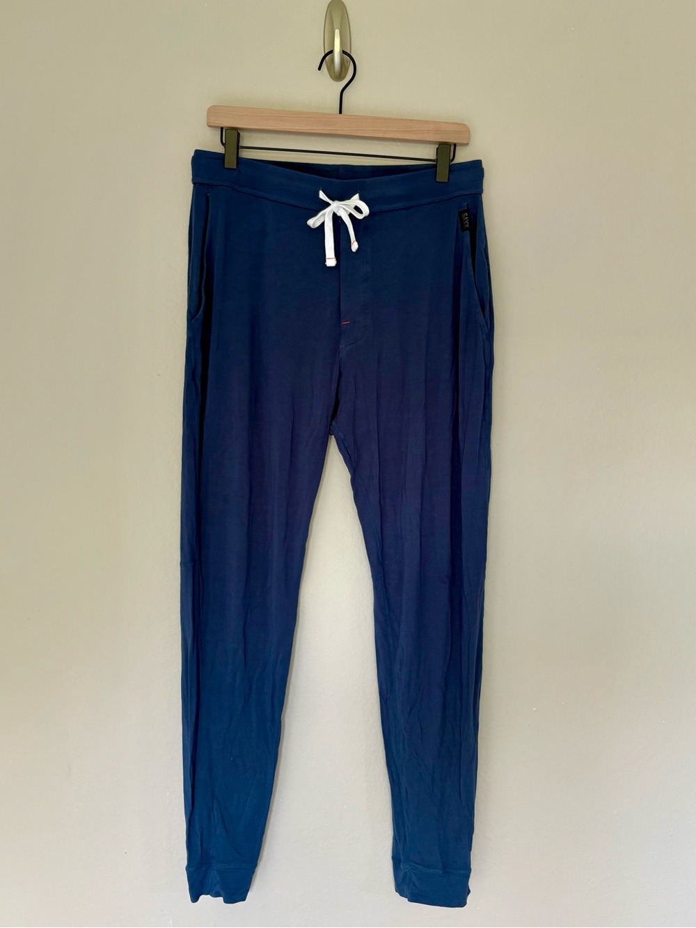 SAXX Snooze Pant Modal Lounge Jogger Navy Blue Drawstring Super Soft - Men's M